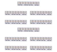 Reinscer 10pcs 8 X WS2812B 5050 RGB Driving LED Lights Board Strip Built-in Full-Color for NAZE32 CC3D