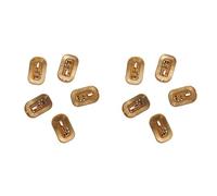 Reinscer 10Pcs NFC Flash Nail Sticker LED Bare Chip Intelligent Luminous Nail Lamp Nail Sticker Enhancement, White Light