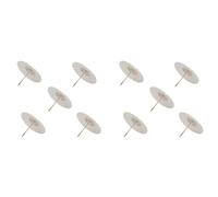 Reinscer 10PCS Paper Parasol 60cm Beach Umbrella White DIY Umbrella Photography Props for Baby Shower Party Wedding