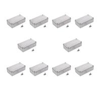 Reinscer 10X Diecast Aluminium Electronics Project Box Case Enclosure Instrument Waterproof, Standard 1590B 112X60x31mm