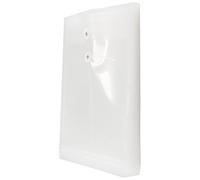Reinscer 12 Pack Clear Plastic Envelopes Poly Envelopes Expandable Files Document Folders with Button & String Tie Closure A4
