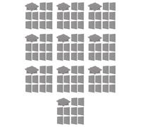 Reinscer 120 Pack Self-Adhesive Acoustic Panels, Sound Proof Foam Panels, High Density Soundproofing Wall Panels for Home (Grey)