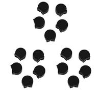 Reinscer 15PCS Clarinet Hardware Clarinet Thumb Rest Cushion Protector Soft Rubber Clarinet Thumb Protector, Black