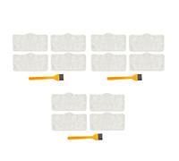 Reinscer 15Pcs Steam Vacuum Cleaner Mop Cloth Cleaning Pads for DEM ZQ600 ZQ610 Handhold Cleaner Mop Accessory