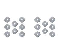 Reinscer 16Pcs Mop Cloth for Mop Squeeze Mop Automatic Separation Rotating Cleaning Floors Mop Pads Cloth