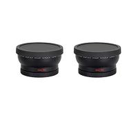 Reinscer 2 Pcs 58MM Wide Angle 0.45X Converter Lens with Macro Close-Up Attachment for Rebel T6S,T6I,SL1,T5,T5I,T4I,T3
