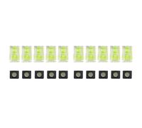 Reinscer 20 Pack Hot Shoe Level,Hot Shoe Bubble Level Camera Hot Shoe Cover 2 Bubble Spirit Level for DSLR Film Camera