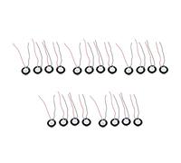 Reinscer 20 Pcs Internal Speakers Magnet 30mm 2800Hz 8Ohm 1W for PC Laptop