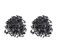 Reinscer 200Pcs / Lot 2Ml Black Plastic Perfume Bottle Sample Sprayer Atomizer Perfume Bottle