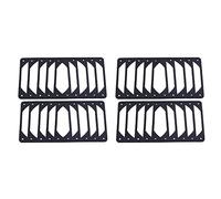 Reinscer 20Pcs 120mm Anti-Vibration Silicon Fan Gasket Noise Reducing Gasket Pad for PC Computer Case Fan