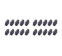 Reinscer 20pcs Fader Caps Mixer Fader Slider Knobs Replacement Buttons Caps for Mixer Console Accessories