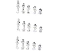 Reinscer 20Pcs M2.5 Screws Bolt Nut Washers Set Turntable Headshell Stylus Mounting Vinyl LP Record Player