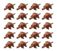 Reinscer 20X Carved Croaking Wood Percussion Musical Sound Wood Frog Tone Block Toy