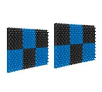 Reinscer 24Pack Acoustic Foam Panels Egg Crate Foam Sound Proof Padding 1 InchX12 InchX12 Inch Studio Acoustical Treatments Foam