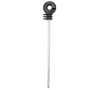 Reinscer 25 PCS Electric Fence Distance Insulators, Plastic Ring Insulators Long Distance Screw for Wooden Post