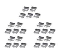 Reinscer 25 Pcs Guitar Effects Pedal Aluminum Stomp Box Enclosure for DIY Guitar Pedal Kit 1590A