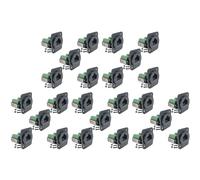 Reinscer 25PCS RJ45 Female Panel Mount Screw Terminal Adapter, D-Type RJ45 8P8C Female to 8pin Terminal