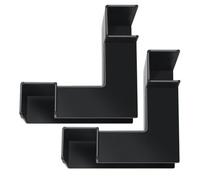 Reinscer 2PCS Shrimp Cave Aquarium Tunnel Shrimp Hides for Aquarium Corner Aquarium Cave Corner Fish Tank Decorations