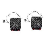 Reinscer 2X 120mm 10 Pipe Water Cooling CPU Cooler Row Heat Exchanger Radiator with Fan for PC Computer LED Water Cooling System