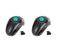 Reinscer 2X 2.4G Wireless Air Mouse Ergonomic Trackball Handheld Finger USB Mouse USB Optical Trackball Mice