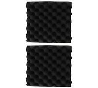 Reinscer 2X 25X25X5CM Sound Insulation Foam Egg Crate Studio Acoustic Foam Sound Insulation Treatment Egg Profile Wedge