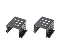 Reinscer 2X 4-Bay 3.5 Inch to 2.5 Inch Hard Drive Internal Mounting Adapter Bracket Aluminum Alloy Mobile Holder