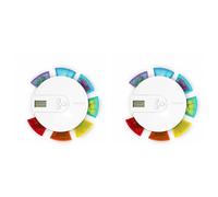 Reinscer 2X 7-Day Automatic Pill Dispenser Weekly Smart Timing Pill Reminder for with Alarm