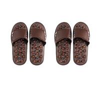 Reinscer 2X Acupressure Foot Massager Massage Slippers Shoes Reflexology Sandals Relief Plantar Fasciitis Arthritis S