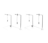 Reinscer 2X Adjustable Tank Mounting Bracket Universal Fish Tank Light Stand Light Stand Hanging Kit Aquarium Accessories
