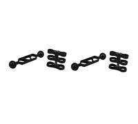 Reinscer 2X Aluminum Alloy Scuba Diving Light Torch Dual Ball Joint Arm And 1Set Butterfly Clip Clamp Mount for Photography Camera