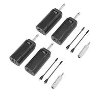 Reinscer 2X Audio Guitar Transmitter Receiver System for Electric Guitar Electric Violin Musical Instrument Wireless Receiver