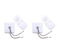 Reinscer 2X Bedroom Ceiling Fan Light Remote Control 100W Receive Controller Driver Fan Light Accessories 30-50W X 2