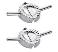 Reinscer 2X Best Utensils Stainless Steel Empanada Ravioli Mold Dumpling Maker Pastry Dough Cutter