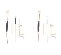 Reinscer 2X Brass Violin Luthier Tools Kit Violin Sound Post Set Sound Post Installation Tool,Violin Making Repair Tools