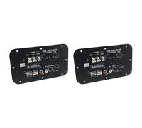 Reinscer 2X Car Subwoofer Amplifier Board, 500W Subwoofer High Power HiFi Bass Amplifier Board DC 12V