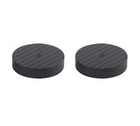 Reinscer 2X Carbon Fiber Speaker Isolation 50x10mm Spikes Base Pad Speaker Stand Feet HiFi AMP Speaker Pad