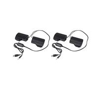 Reinscer 2X Clip Mini Portable USB Stereo Speaker Soundbar for Notebook Laptop Computer PC Mp3 Phone Music Player