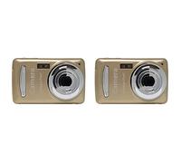 Reinscer 2X Digital Camera,Portable Cameras 16 Million HD Pixel Compact Home Digital Camera for Kids Teens Seniors Golden