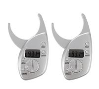 Reinscer 2X Digital LCD Body Fat Caliper Skin Fold Thickness Health Fitness Weight Gender