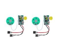 Reinscer 2X DIY Voice Module Card 4 Minutes Recording Playback Voice Sound Chip Voice Greeting Card for Holiday Luggage
