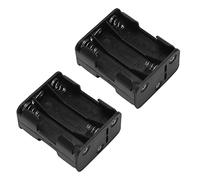 Reinscer 2X Double Side Spring 6 x 1.5 V AA Battery Holder Case Box Black