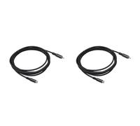 Reinscer 2X Extension Cable Audio Video Cable Male to Female Cord for Speaker, Subwoofer, Camera, HDTV, Amplifier, 6M
