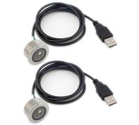 Reinscer 2X GM861 USB Interface 1D/2D Bar Code QR Code Barcode Scanner Module Stainless Steel Thread with Fill Light
