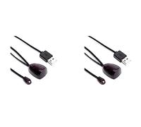 Reinscer 2X IR Extender Infrared IR Remote Control Receiver USB IR Receiver Adapter Transmitter