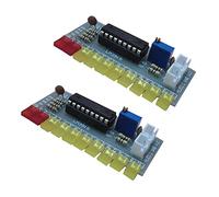Reinscer 2X LM3915 Audio Level Indicator Diy Kit 10 Led Sound Audio Spectrum Analyzer Level Indicator Kit Electoronics Soldering
