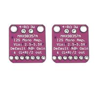 Reinscer 2X Max98357 I2S 3W Class D Amplifier Breakout Interface Decoder Module Filterless Audio Board for Esp32