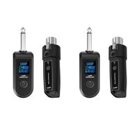 Reinscer 2X New Wireless Microphone UHF Wireless XLR Transmitter and Receiver for Dynamic Microphones Audio Mixers PA Systems