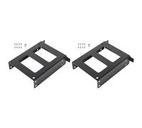 Reinscer 2X PCI Slot 2.5Inch IDE//SSD/HDD Rear Panel Mount Bracket Hard Drive Adapter Tray with Half-Height Profile Bracket