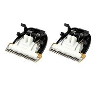Reinscer 2X Professional Pet Scissors Electric Hair Clipper Trimmer Dogs Cutting Machine Ceramic Titanium Knife for RFCD-9100