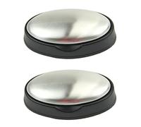 Reinscer 2X Stainless Steel Soap Hand Eliminating Odor Smell Odour Remover Holder Included(88mm x 46mm x 19mm)